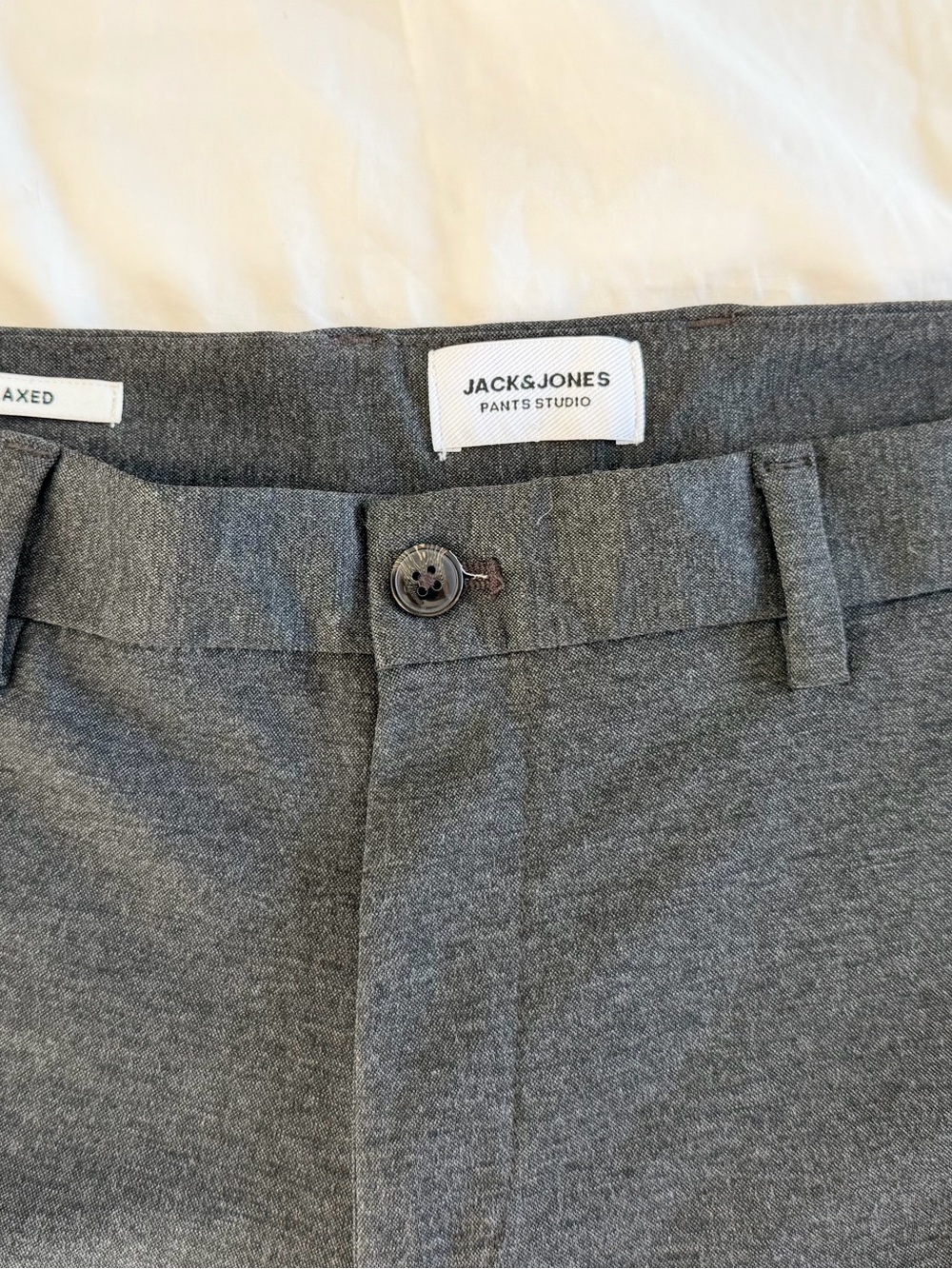 Jack & Jones Gray Slim Chinos